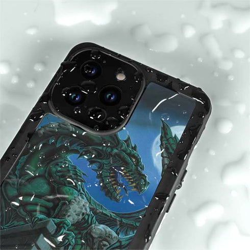 The Green Dragon by Ed Beard Jr iPhone 15 Pro Waterproof Case