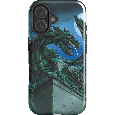 The Green Dragon by Ed Beard Jr iPhone 16 Plus Magsafe Impact Case