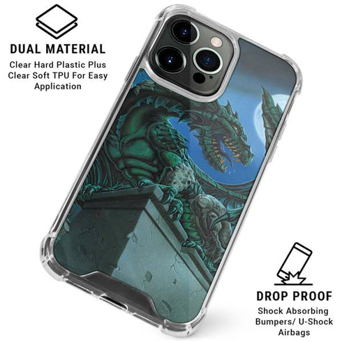 The Green Dragon by Ed Beard Jr iPhone 16 Pro Max Clear Case