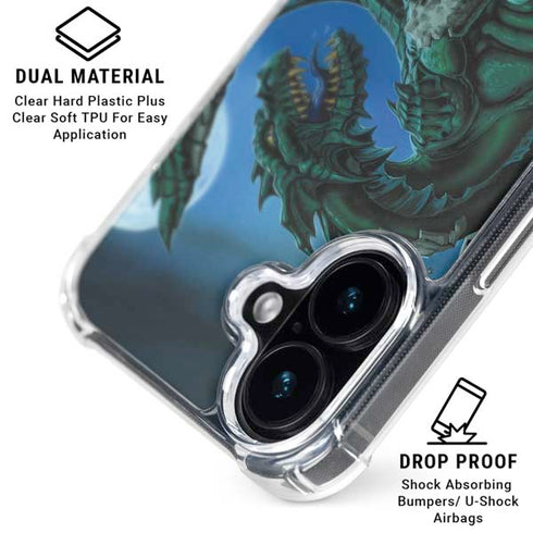 The Green Dragon by Ed Beard Jr iPhone 17 Clear Case
