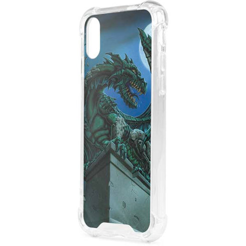 The Green Dragon by Ed Beard Jr iPhone XS Clear Case