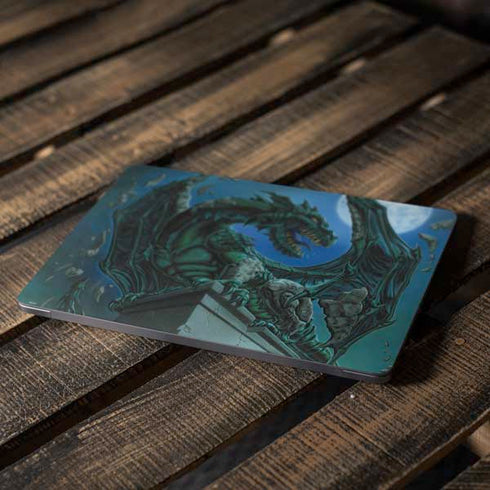 The Green Dragon by Ed Beard Jr Apple MacBook Air Skin