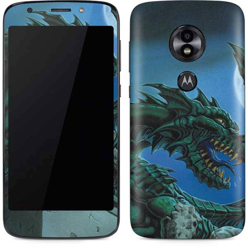 The Green Dragon by Ed Beard Jr Moto E5 Play Skin