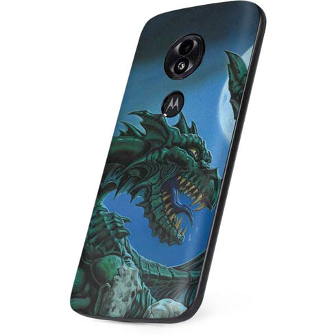 The Green Dragon by Ed Beard Jr Moto E5 Play Skin