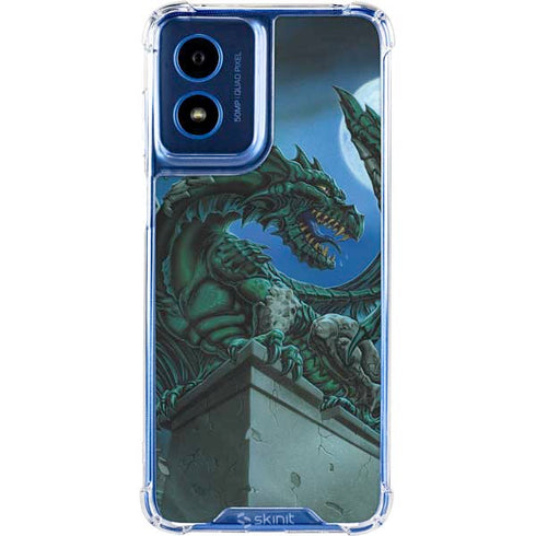 The Green Dragon by Ed Beard Jr Moto G 5G (2024) Clear Case
