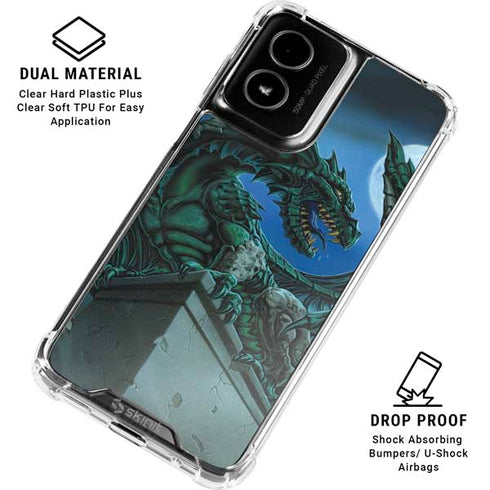 The Green Dragon by Ed Beard Jr Moto G Power 5G (2024) Clear Case
