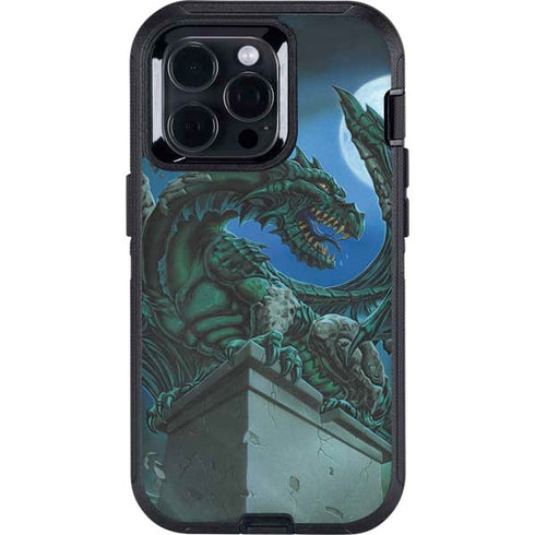 The Green Dragon by Ed Beard Jr Otterbox Defender iPhone Skin