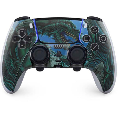 Ed Beard Jr. The Green Dragon PS5 DualSense Edge Pro Controller Skin