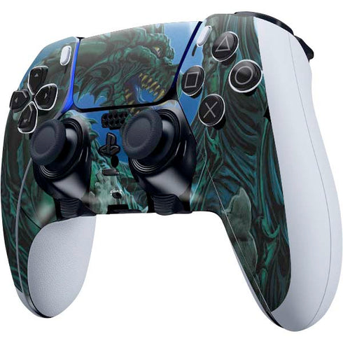 Ed Beard Jr. The Green Dragon PS5 DualSense Edge Pro Controller Skin