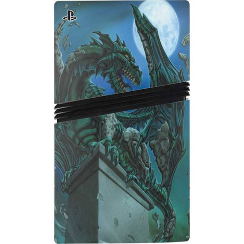 The Green Dragon by Ed Beard Jr PS5 Pro Console Skin
