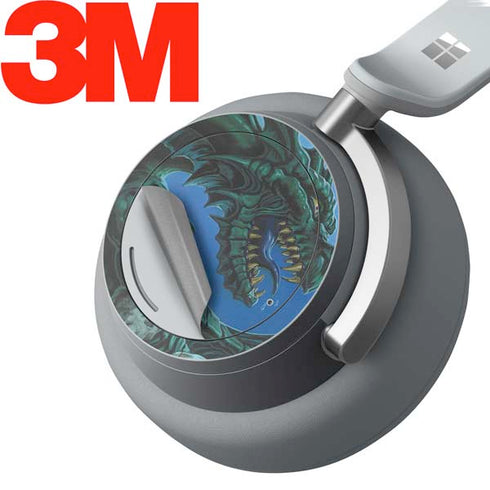 The Green Dragon by Ed Beard Jr Surface Headphones Skin