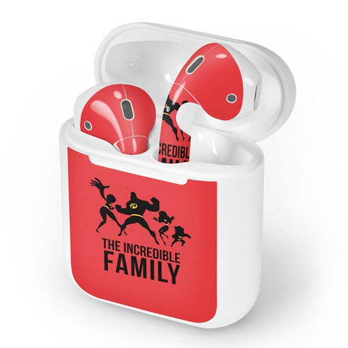 Disney The Incredibles Family Sillhouette Apple AirPods Skin
