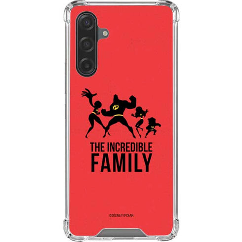 Disney The Incredibles Family Sillhouette Galaxy A17 Clear Case