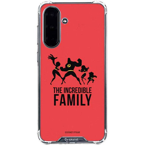 Disney The Incredibles Family Sillhouette Galaxy A36 5G Clear Case