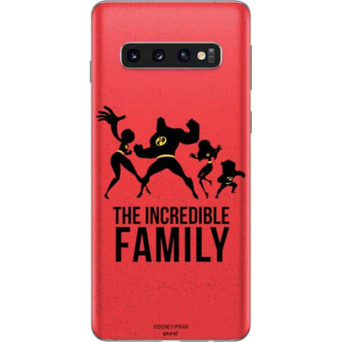 Disney The Incredibles Family Sillhouette Galaxy S10 Skin