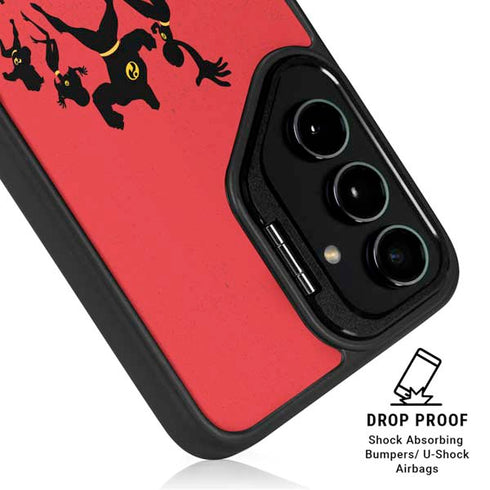 Disney The Incredibles Family Sillhouette Galaxy S25 Kickstand Case