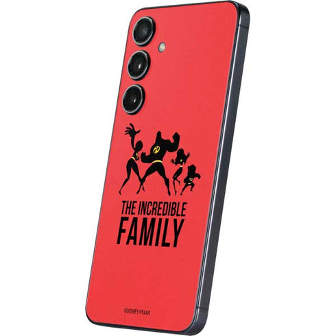 Disney The Incredibles Family Sillhouette Galaxy S25 Skin