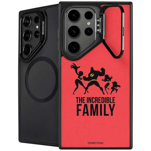 Disney The Incredibles Family Sillhouette Galaxy S24 Ultra Kickstand Case