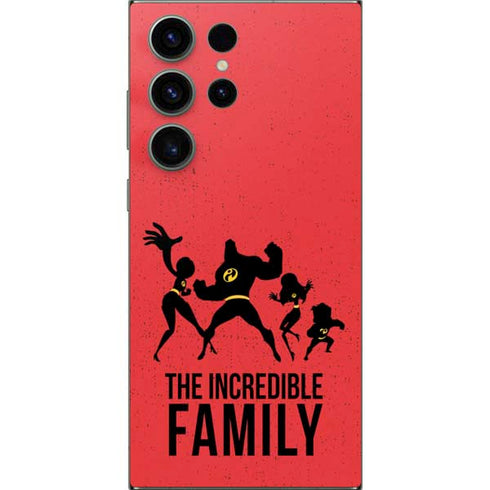 Disney The Incredibles Family Sillhouette Galaxy S24 Ultra Skin