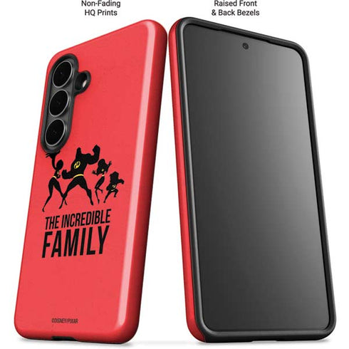 Disney The Incredibles Family Sillhouette Galaxy S26 Plus Impact Case