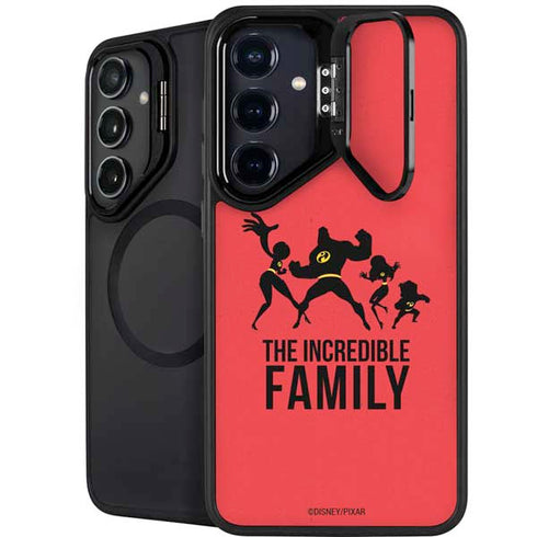 Disney The Incredibles Family Sillhouette Galaxy S26 Plus Kickstand Case