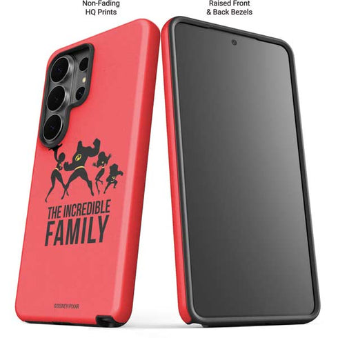 Disney The Incredibles Family Sillhouette Galaxy S26 Ultra Impact Case