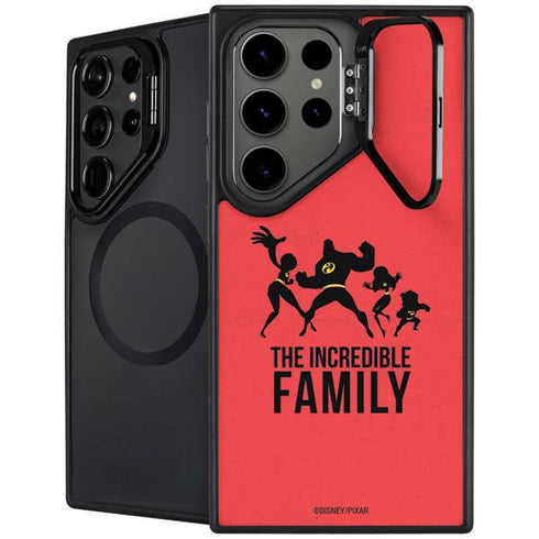 Disney The Incredibles Family Sillhouette Galaxy S26 Ultra Kickstand Case