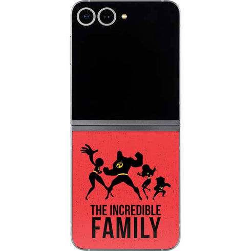 Disney The Incredibles Family Sillhouette Galaxy Z Flip6 Skin