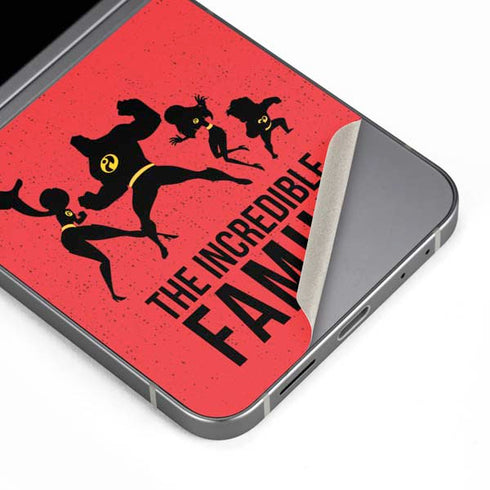 Disney The Incredibles Family Sillhouette Galaxy Z Flip6 Skin