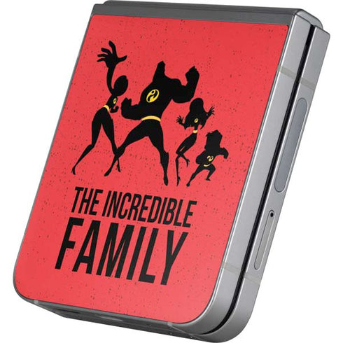 Disney The Incredibles Family Sillhouette Galaxy Z Flip6 Skin