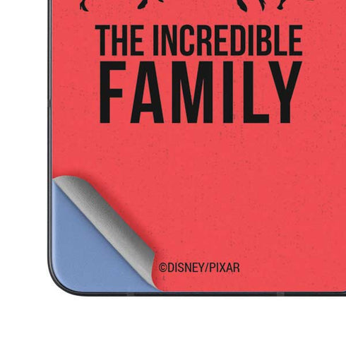 Disney The Incredibles Family Sillhouette Galaxy Z Fold5 5G Skin