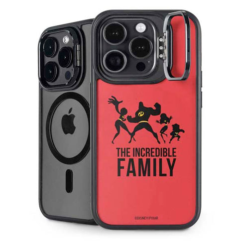 Disney The Incredibles Family Sillhouette iPhone 14 Pro Kickstand Case