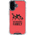 Disney The Incredibles Family Sillhouette iPhone 16 Clear Case
