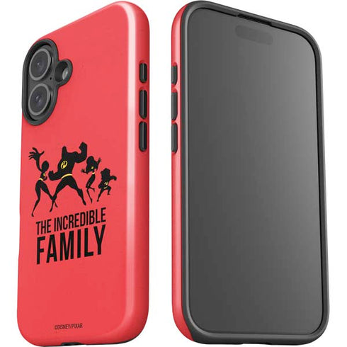 Disney The Incredibles Family Sillhouette iPhone 16 Impact Case