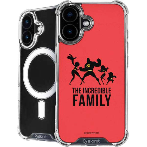 Disney The Incredibles Family Sillhouette iPhone 16 MagSafe Case