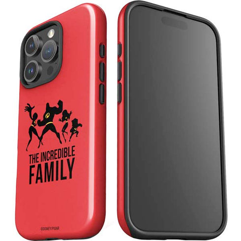 Disney The Incredibles Family Sillhouette iPhone 16 Pro Impact Case