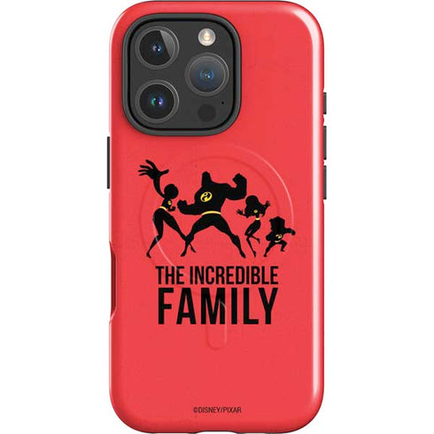 Disney The Incredibles Family Sillhouette iPhone 16 Pro Max Magsafe Impact Case