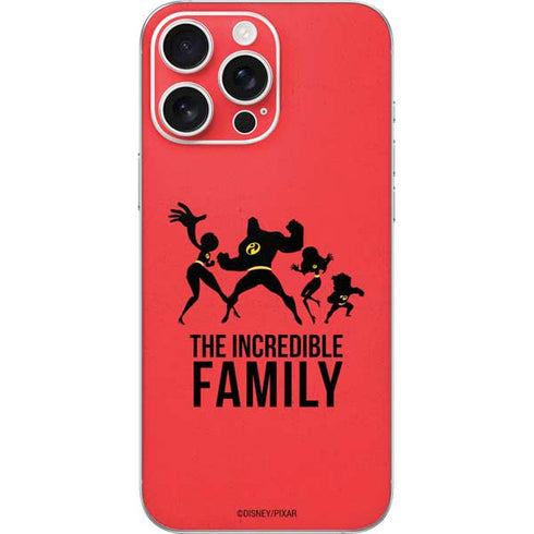Disney The Incredibles Family Sillhouette iPhone 16 Pro Max Skin