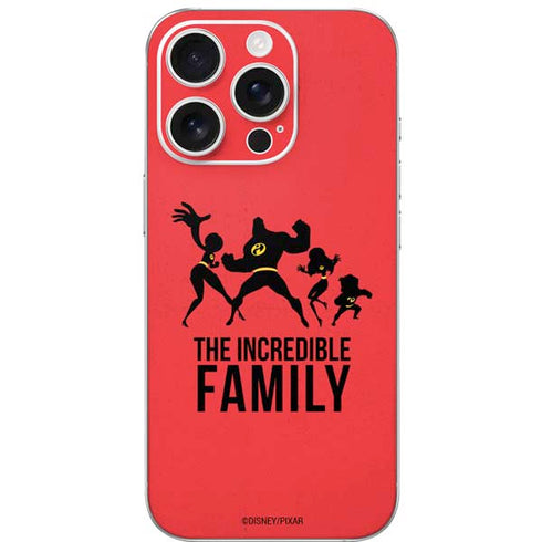Disney The Incredibles Family Sillhouette iPhone 16 Pro Skin