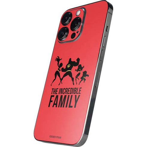 Disney The Incredibles Family Sillhouette iPhone 16 Pro Skin