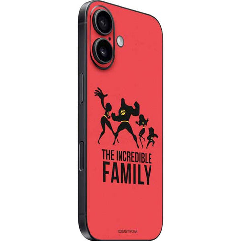 Disney The Incredibles Family Sillhouette iPhone 16 Skin