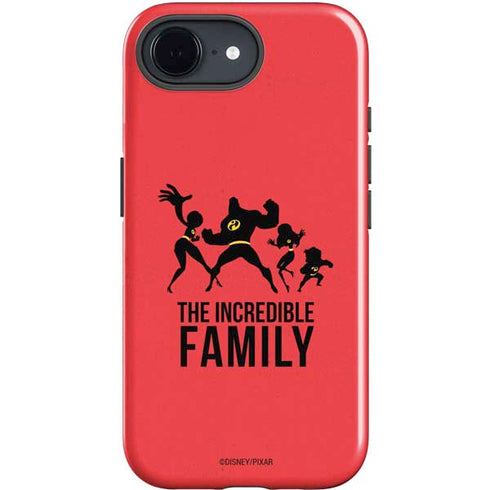 Disney The Incredibles Family Sillhouette iPhone 16e Impact Case
