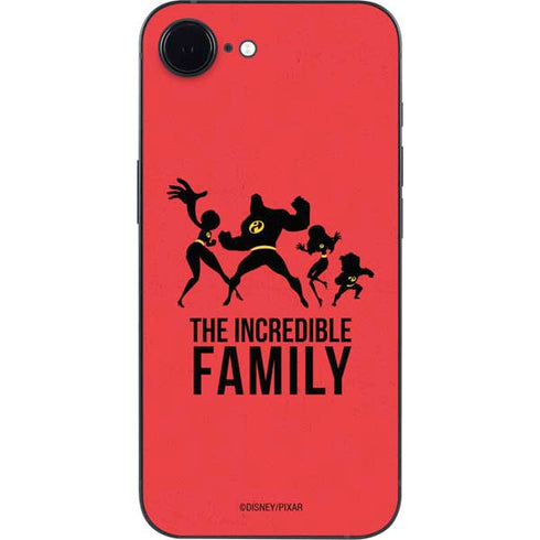 Disney The Incredibles Family Sillhouette iPhone 16e Skin