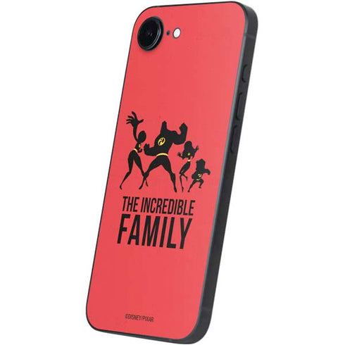 Disney The Incredibles Family Sillhouette iPhone 16e Skin