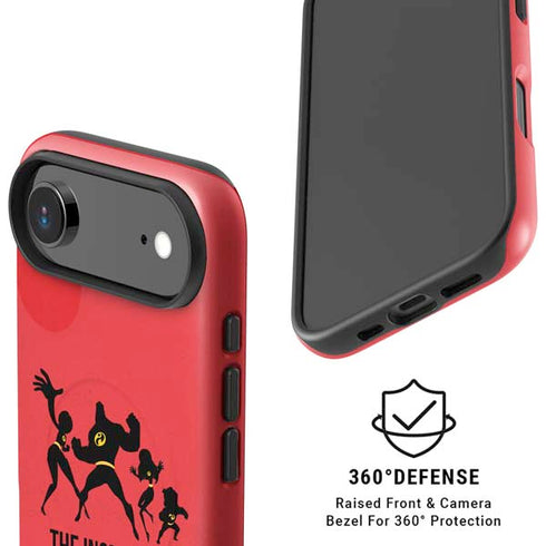 Disney The Incredibles Family Sillhouette iPhone 17 Air Magsafe Impact Case