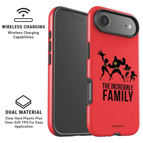 Disney The Incredibles Family Sillhouette iPhone 17 Air Magsafe Impact Case