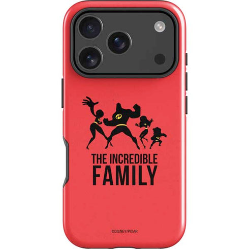 Disney The Incredibles Family Sillhouette iPhone 17 Pro Impact Case
