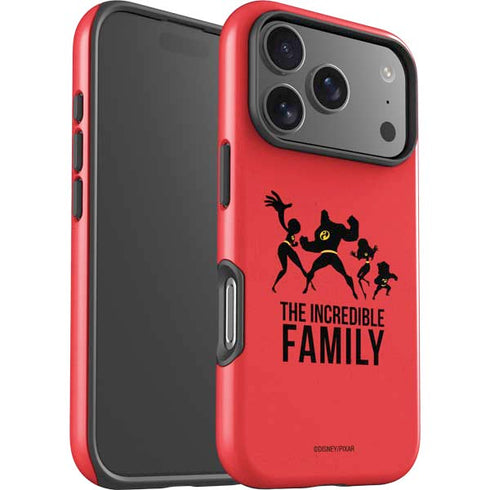 Disney The Incredibles Family Sillhouette iPhone 17 Pro Impact Case