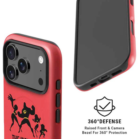 Disney The Incredibles Family Sillhouette iPhone 17 Pro Max Magsafe Impact Case