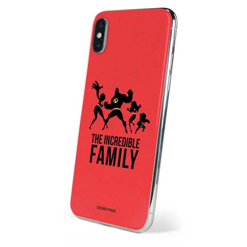 Disney The Incredibles Family Sillhouette iPhone XS Max Skin
